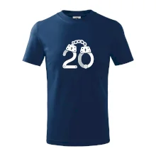 Narozeninové tričko pro policajta - pouta 20