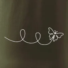 Dráha letu motýla - smyčka