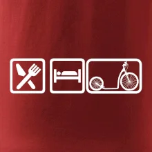 Eat sleep koloběžka velké a malé kolo