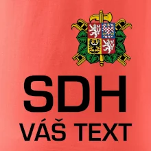 Sbor dobrovolných hasičů - znak bez nápisu + Nápis na zádech
