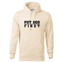 Put God first tlustý nápis