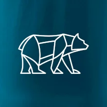 Geometrie lední medvěd chodící