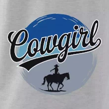 Cowgirl modrý pruh