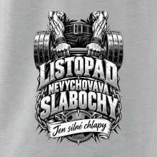 Listopad nevychovává slabochy silový trénink
