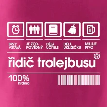 Čárový kód -  Řidič trolejbusu