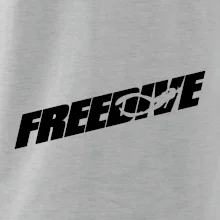 Freedive - nápis s potápěčem