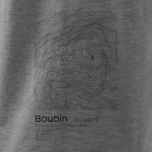 Boubín - vrstevnice v obdélníku