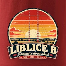 Liblice B retro odznak dvou vysílačů