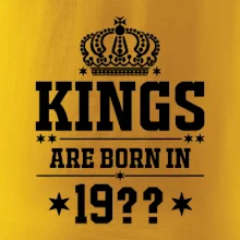 Kings are born in vlastní ročník