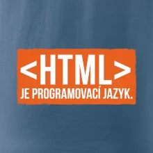 HTML JE PROGRAMOVACÍ JAZYK