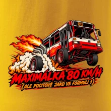 Maximálka 80 km h jako ve formuli 1