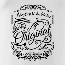 Vintage nejlepší babička  100% kvalita