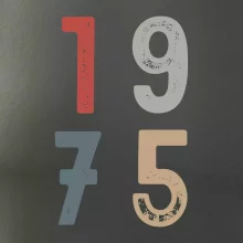 Vintage číslice 1975