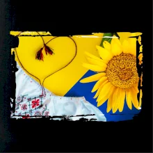 Ukrajina slunečnice a kroj