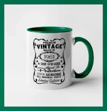 Vintage Etiketa - 1961