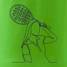 Tenistka  jednim tahem