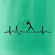 EKG moderní gymnastika obruč