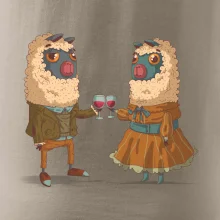 Alpaky s vínem pár