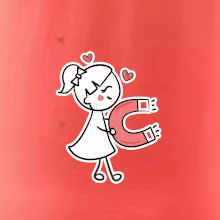 Párový motiv - panáček a magnet