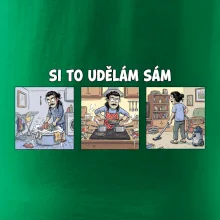 Si to udělám sám - dlouhé vlasy a knír