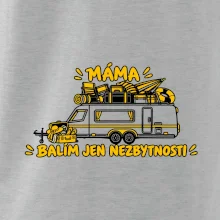 Máma balím jen nezbytnosti rodinný karavan