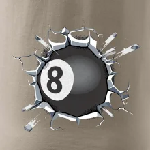 Kulečníková koule v triku