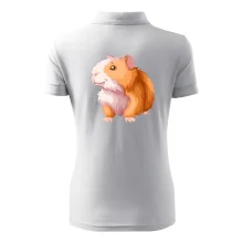 Morče - kreslené, bílo oranžové