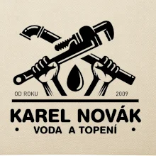 Instalatér - Překřížené klíče vlastní nápis