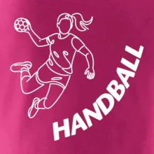 Handball nápis šikmo 1