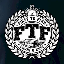 FTF první u keše vítězný odznak