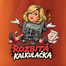 Alenka - rozbitá kalkulačka