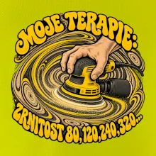 Moje terapie zrnitost 80 120 240 320 - vibrační bruska