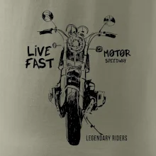 Motorka kresba live fast