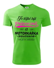 Je těžké být princezna - motorkářka