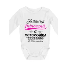 Je těžké být princezna - motorkářka Je těžké být princezna - motorkářka