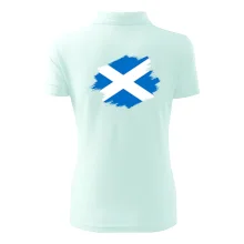 Skotská vlajka kreslená štetcem