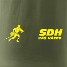 Hasičský sport SDH + váš název ŽLUTÁ