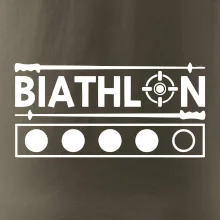 Biathlon terč a hůlky