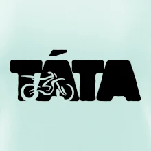 Táta nápis - motorka enduro