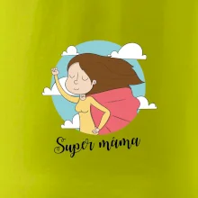 Kreslený obrázek Super máma