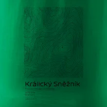Králický Sněžník - vrstevnice v obdélníku