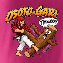 Osoto gari timber judo