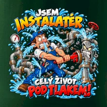 Instalatér celý život pod tlakem komiks