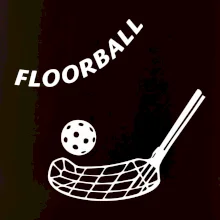 Floorball nápis šikmo