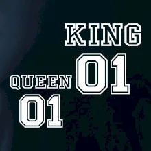 King - Queen - 01 dres (černobílá)