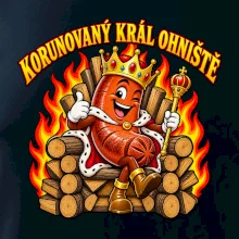 Korunovaný král ohniště