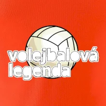 Volejbalová legenda - bílé písmo