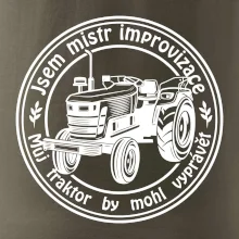 Mistr improvizace starý traktor