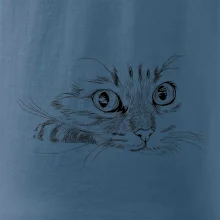 Kočka obličej kreslený