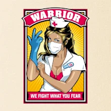 Corona Nurse warrior Corona Nurse warrior